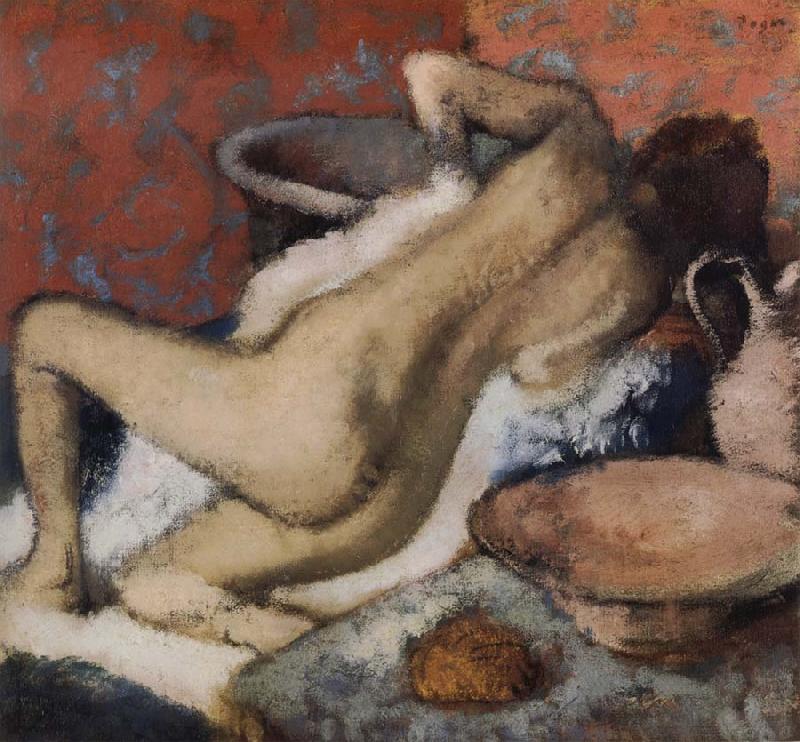 Edgar Degas Apres Le Bain Sweden oil painting art
